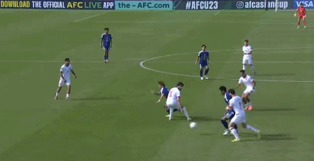 半场:日本U23 0-1约旦U23,阿赛扎破门